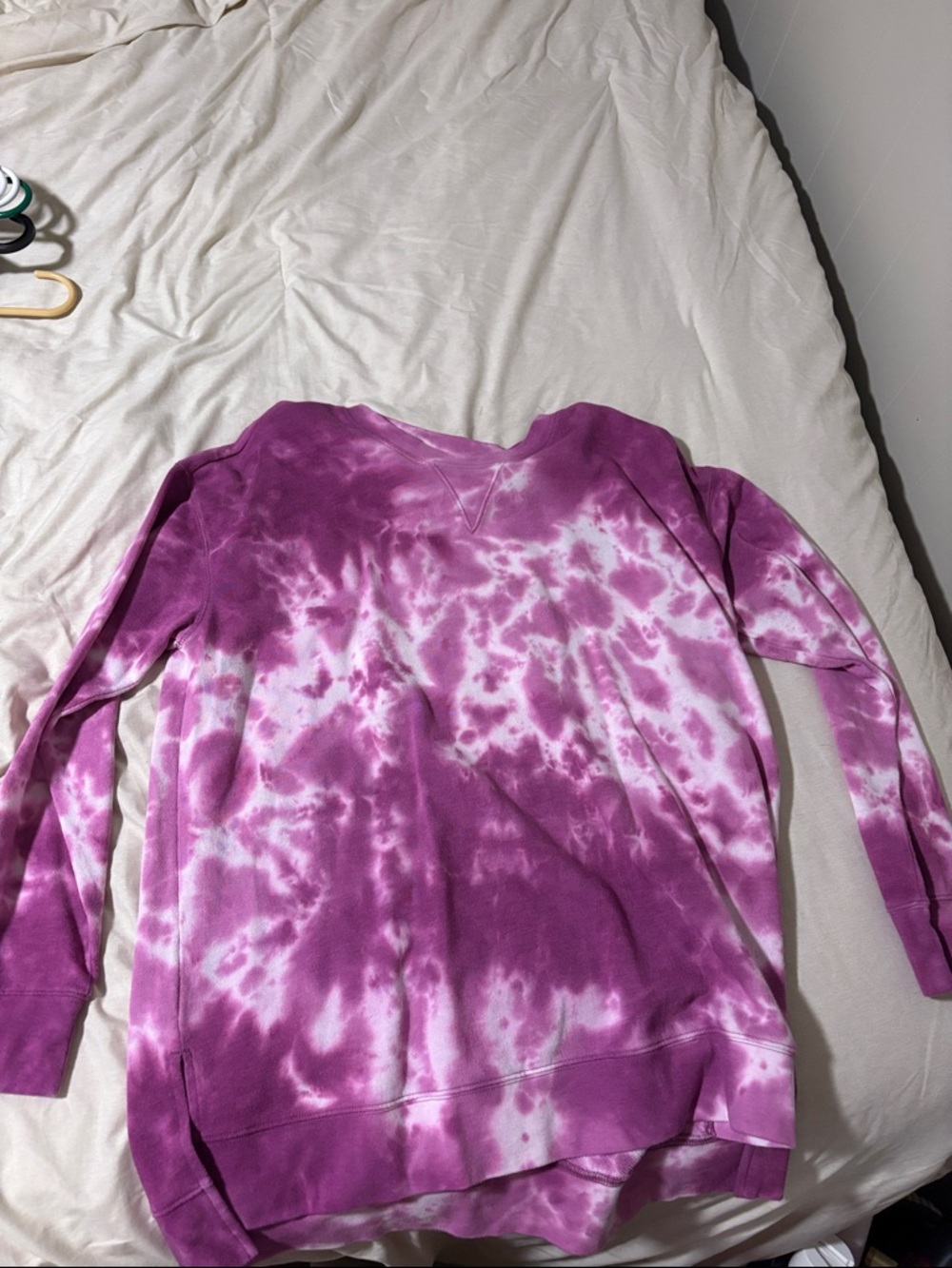 Terra & Sky Pink and White Tie-Dye Sweatshirt